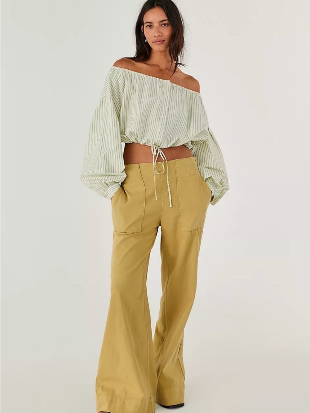 We The Free Breezy Denim Pull-On Jeans, Color: Antelop